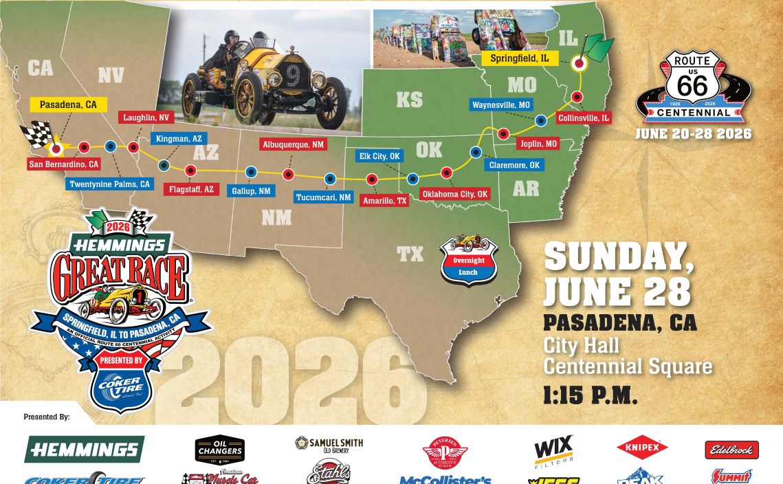 The Great Race partial flyer June 2026